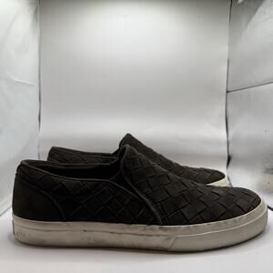 Vince Men's Fletcher Slip On Sneakers Dark Brown 10.5 US /‎ 44.5 EU Suede